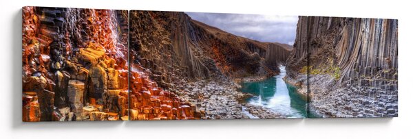 Obraz - Kanion Studlagil (170x50 cm)