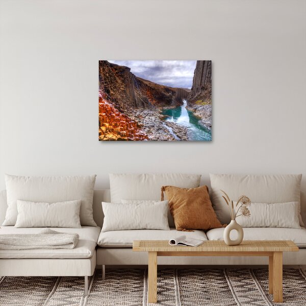 Obraz - Kanion Studlagil (70x50 cm)