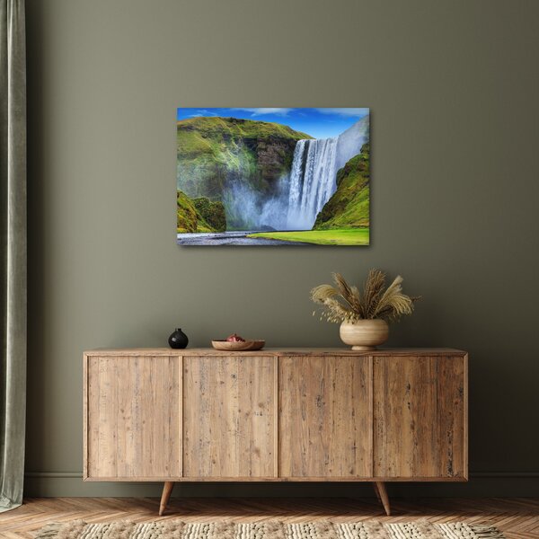Obraz - Wodospad Seljalandsfoss (70x50 cm)