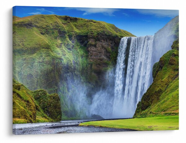 Obraz - Wodospad Seljalandsfoss (70x50 cm)