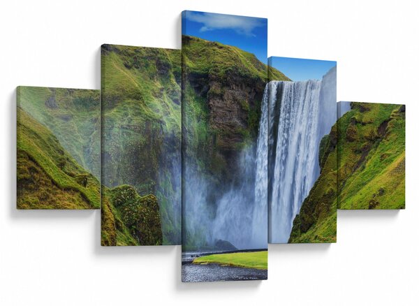 Obraz - Wodospad Seljalandsfoss (125x70 cm)