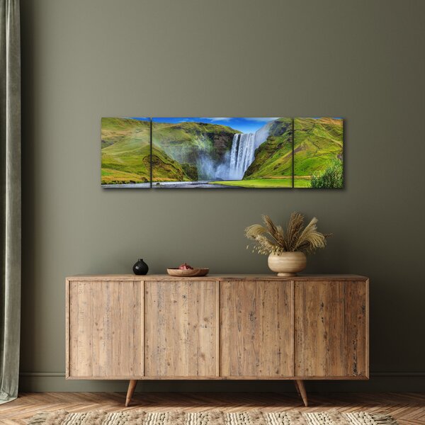 Obraz - Wodospad Seljalandsfoss (170x50 cm)