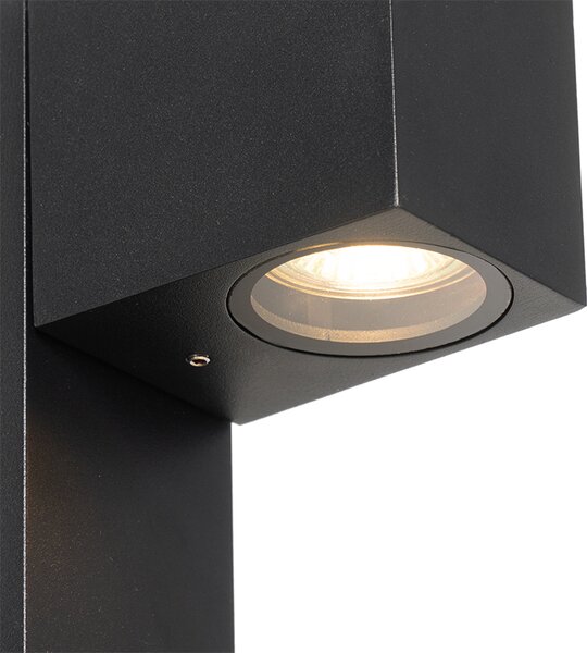 Industrialna stojąca lampa zewnętrzna czarna 35 cm IP44 - Baleno