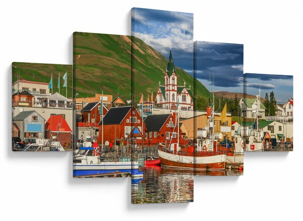 Obraz - Húsavík (125x70 cm)