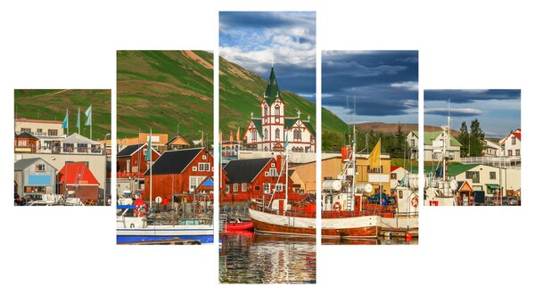Obraz - Húsavík (125x70 cm)