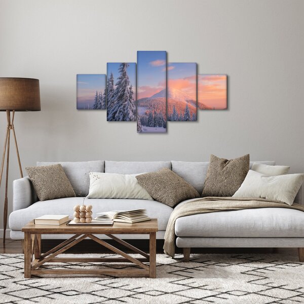 Obraz - Zimowy krajobraz (125x70 cm)