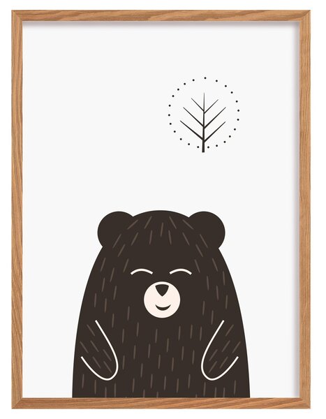 Obrazek Scandi Forest bear I 30x40cm