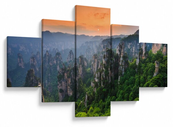 Obraz - Narodowy Park Leśny Zhangjiajie (125x70 cm)