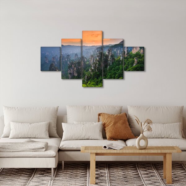 Obraz - Narodowy Park Leśny Zhangjiajie (125x70 cm)