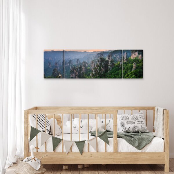 Obraz - Narodowy Park Leśny Zhangjiajie (170x50 cm)