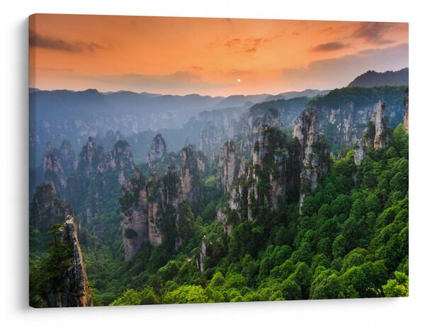 Obraz - Narodowy Park Leśny Zhangjiajie (70x50 cm)