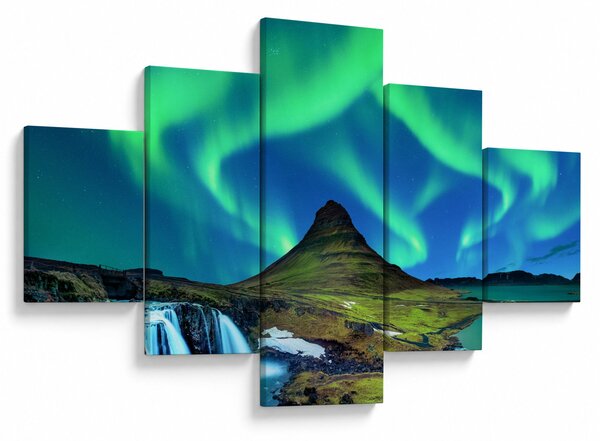 Obraz - Kirkjufell, Islandia (125x70 cm)