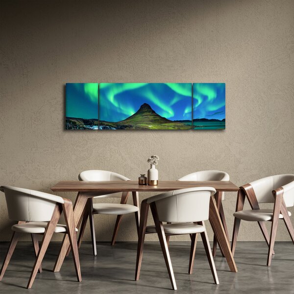 Obraz - Kirkjufell, Islandia (170x50 cm)