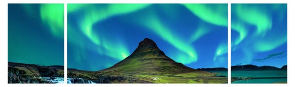 Obraz - Kirkjufell, Islandia (170x50 cm)