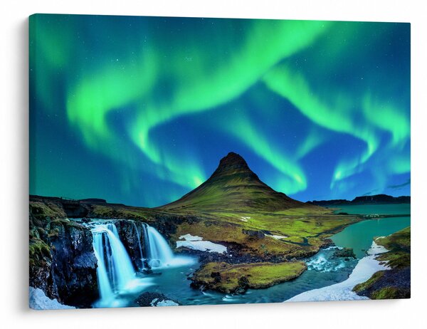 Obraz - Kirkjufell, Islandia (70x50 cm)