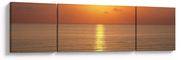 Obraz - Zachód słońca nad oceanem (170x50 cm)