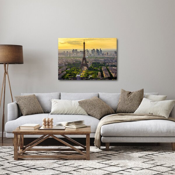 Obraz - Panorama Paryża (70x50 cm)