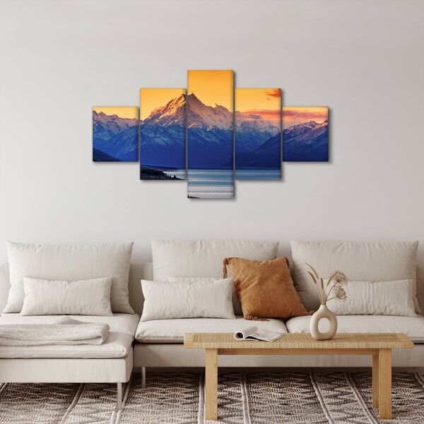 Obraz - Jezioro Pukaki (125x70 cm)