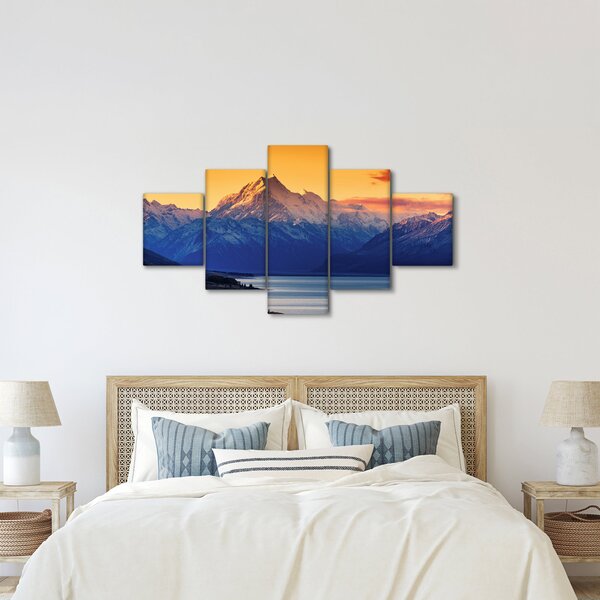 Obraz - Jezioro Pukaki (125x70 cm)