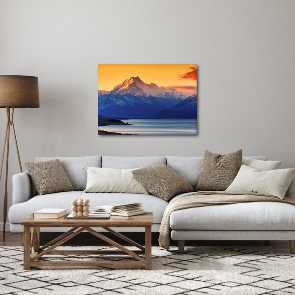 Obraz - Jezioro Pukaki (70x50 cm)
