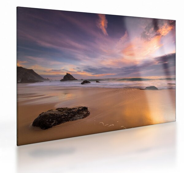 Obraz na szkle - Praia da Adraga (70x50 cm)