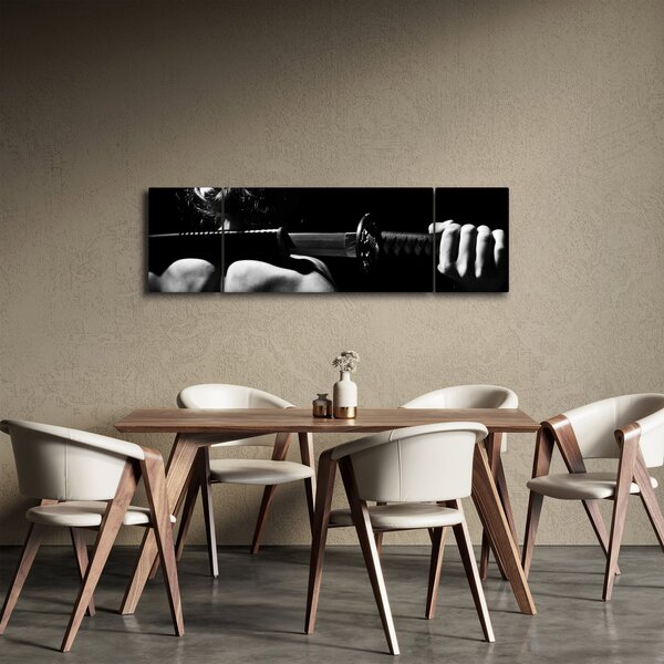 Obraz - Kobieta z mieczem (170x50 cm)