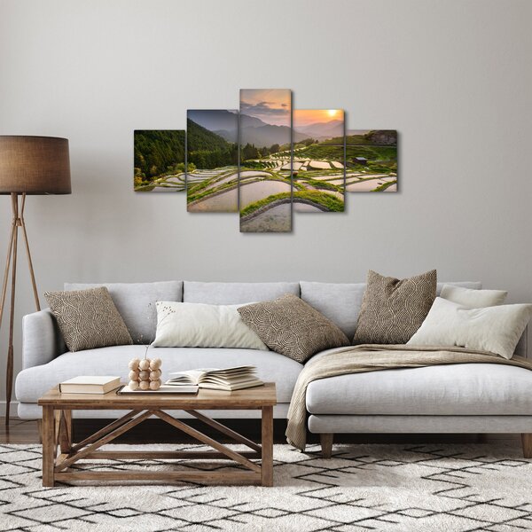 Obraz - Tarasy ryżowe (125x70 cm)
