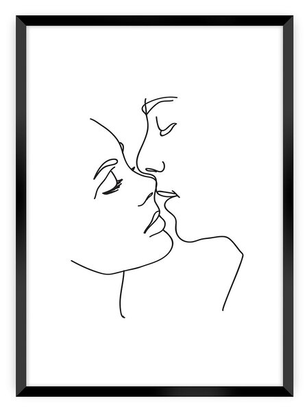 Plakat Kiss Line