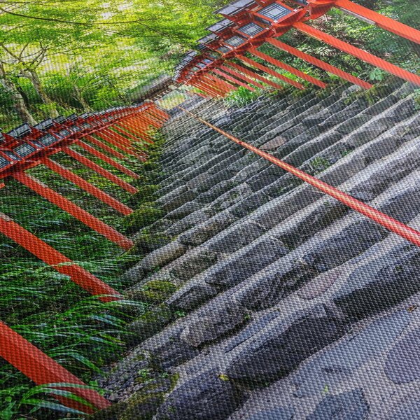 Obraz - Sanktuarium Kifune (70x50 cm)