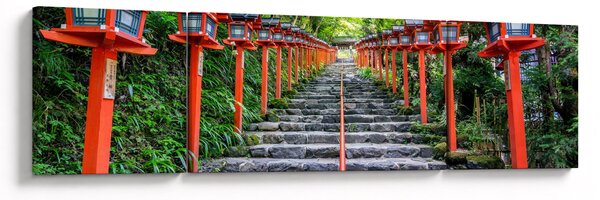 Obraz - Sanktuarium Kifune (170x50 cm)