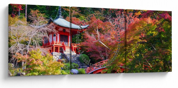 Obraz - Daigodji (z zegarem) (90x30 cm)