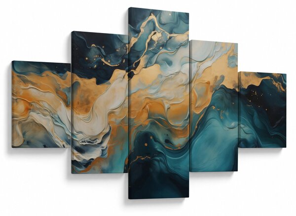 Obraz - Abstrakcja (125x70 cm)