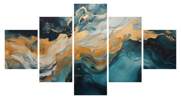 Obraz - Abstrakcja (125x70 cm)