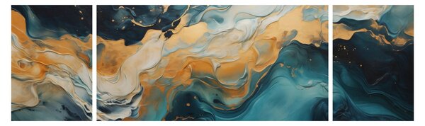 Obraz - Abstrakcja (170x50 cm)