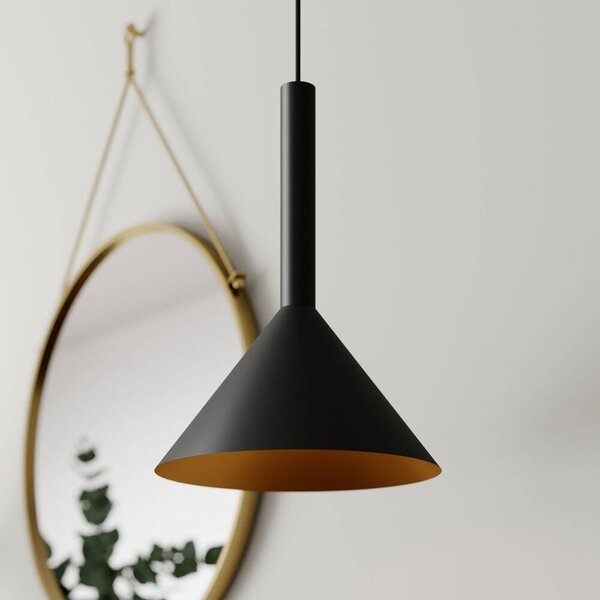 Arcchio - Tadej Lampa Wisząca Ø30 Black/Gold