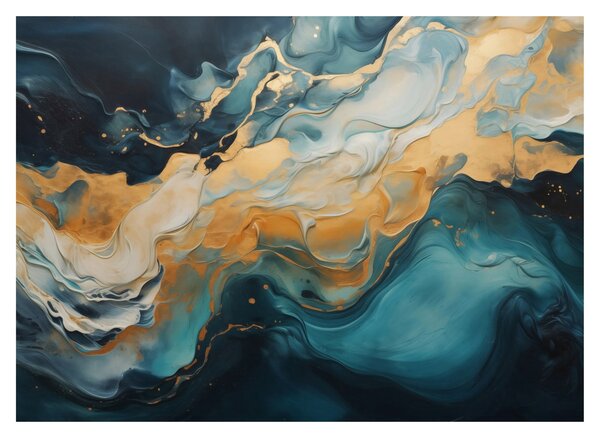 Obraz na szkle - Abstrakcja (70x50 cm)