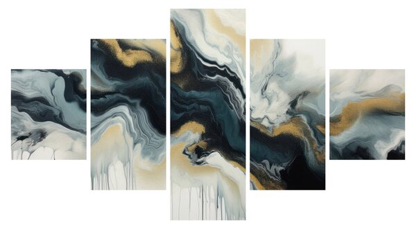 Obraz - Rysunek marmurkowy (125x70 cm)