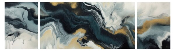 Obraz - Rysunek marmurkowy (170x50 cm)