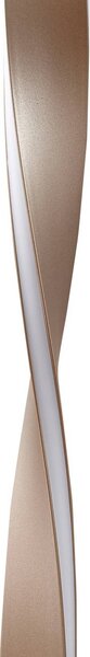 Lampa stojąca LED Jaren Lindby, brązowy / rdzawy, salon / jadalnia, metal, nowoczesny