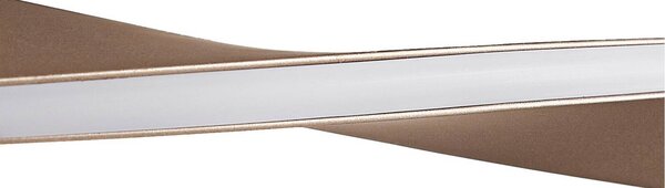 Lampa wisząca Jaren Lindby, brązowy / rdzawy, salon / jadalnia, metal, nowoczesny