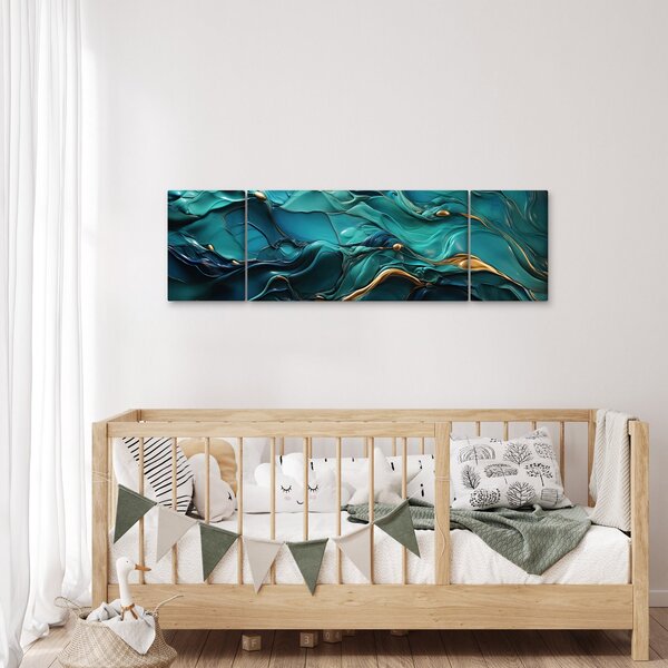 Obraz - Tekstury abstrakcyjne (170x50 cm)