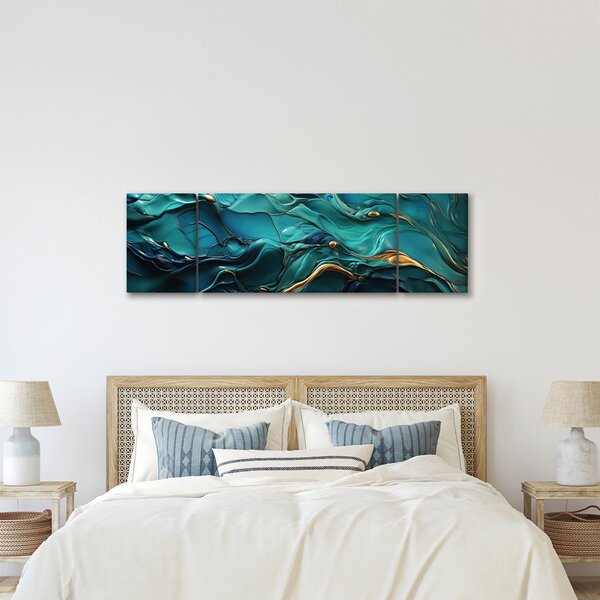 Obraz - Tekstury abstrakcyjne (170x50 cm)