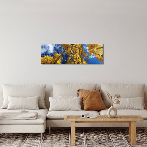 Obraz - Aspen (z zegarem) (90x30 cm)