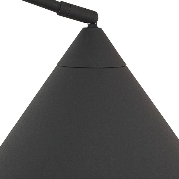 Lampa stojąca Triangolo Lindby, czarny, salon / jadalnia, metal, nowoczesny