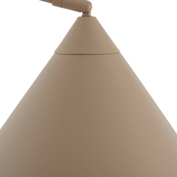 Lampa stojąca Triangolo Lindby, kremowy / amber, salon / jadalnia, metal, nowoczesny