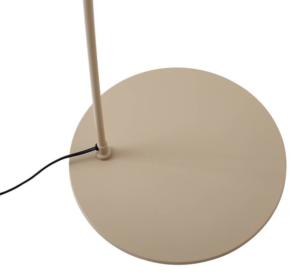 Lampa stojąca Triangolo Lindby, kremowy / amber, salon / jadalnia, metal, nowoczesny