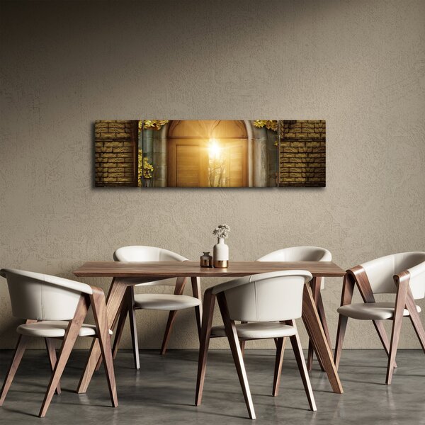 Obraz - Brama w lesie (170x50 cm)