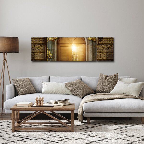 Obraz - Brama w lesie (170x50 cm)