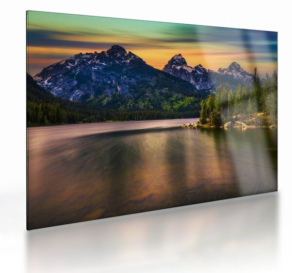 Obraz na szkle - Park Narodowy Grand Teton (70x50 cm)