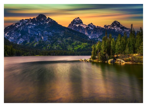 Obraz - Park Narodowy Grand Teton (70x50 cm)